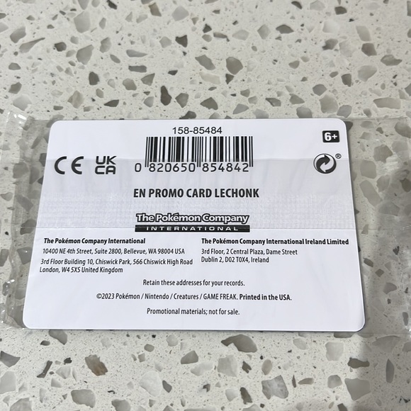 Pokémon Lechonk 154/198 GameStop Promo - Picture 2 of 2